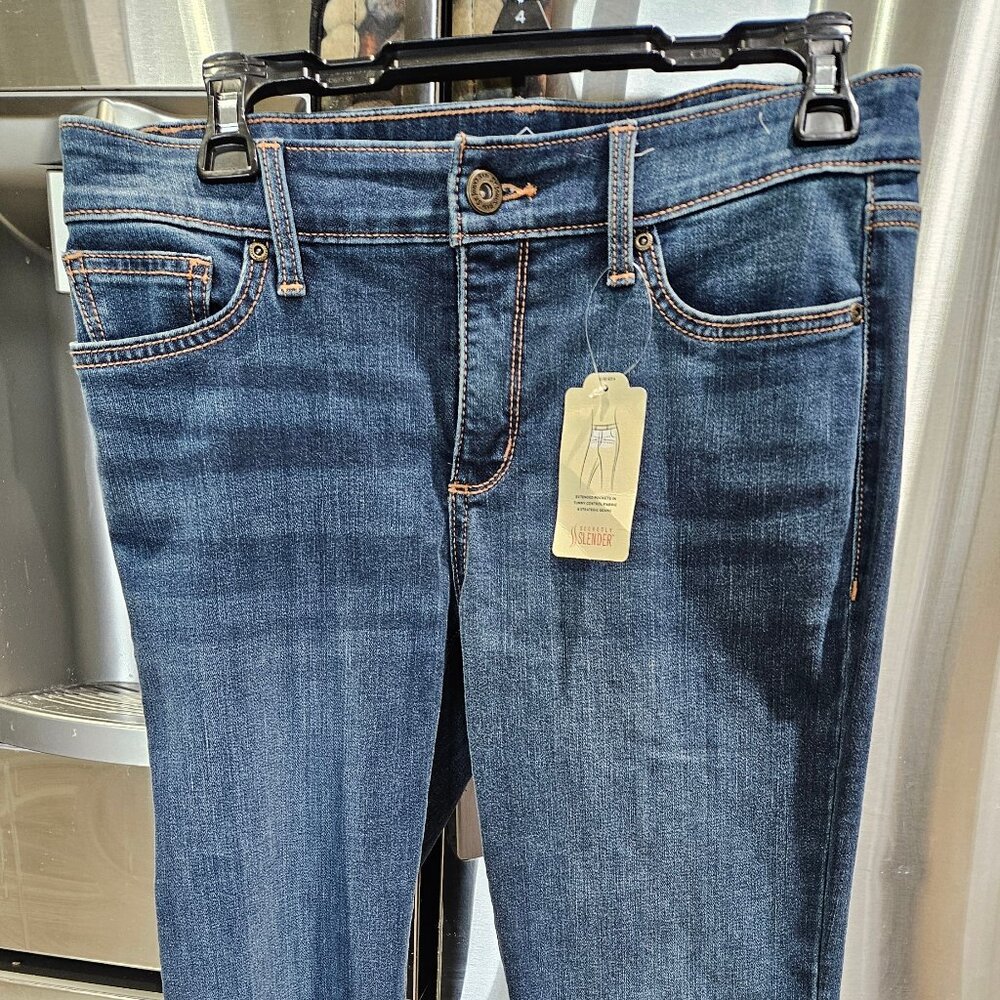St John's Bay Straight leg women's blue jeans Size 4ps